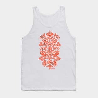 Ukrainian folk traditional embroidery tree. Tank Top